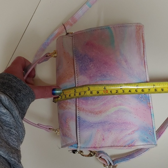 Betsey Johnson Luv Betsey Marble Mini Crossbody Hand Bag - Picture 12 of 16